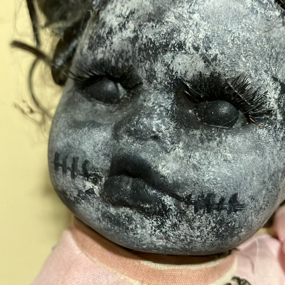Creepy Scary Hand Painted Doll Prop Decor - Picture 8 of 10